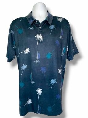 YATTA Golf Polo Men’s Size Large Style: Pura Vida Moisture Wicking Polo